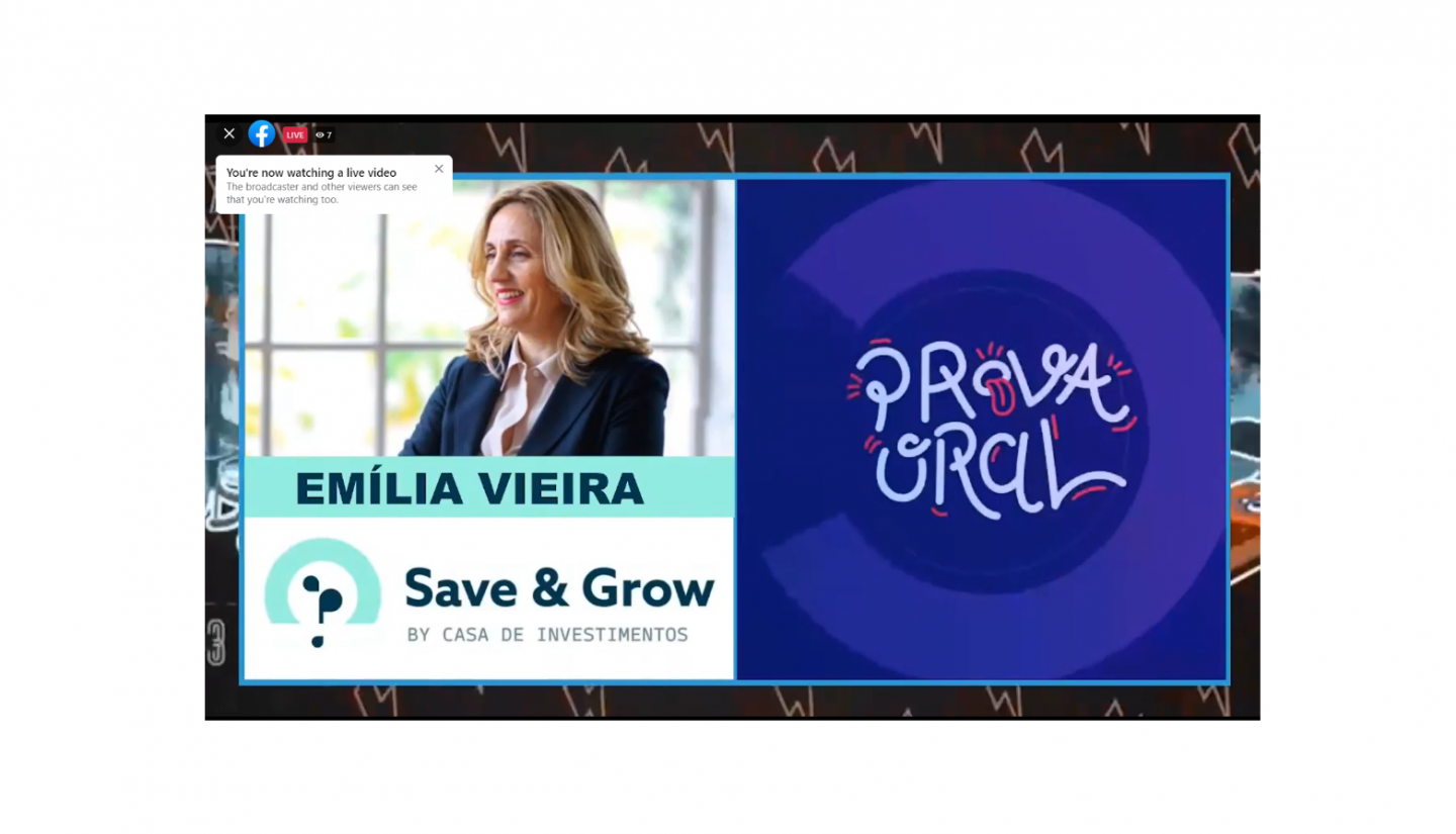 Prova Oral com Emília Vieira | Como poupar e investir o seu dinheiro